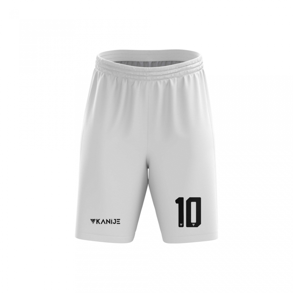 Kanije Erkek Voleybol Şort - Beyaz - EVS001