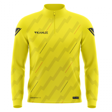 Kanije Antrenman Eşofman Üstü - Sarı - ANE002