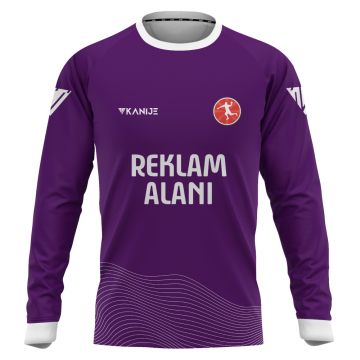Kanije Hentbol Kaleci Uzun Kollu Forma - Mor - HKL002