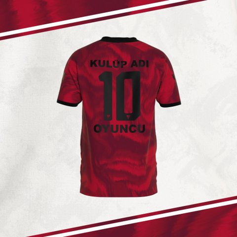 Özel Tasarım Forma - Koyu Kırmızı - OT005 back image