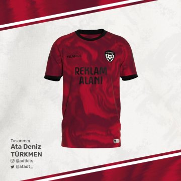 Özel Tasarım Forma - Koyu Kırmızı - OT005