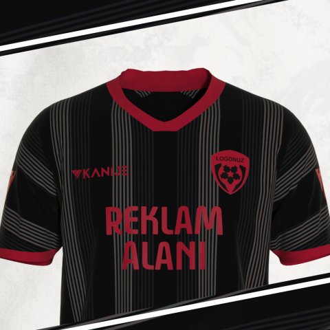 Özel Tasarım Forma - Siyah - OT006 thumb image 3