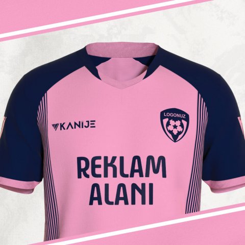 Özel Tasarım Forma - Açık pembe - OT007 thumb image 3