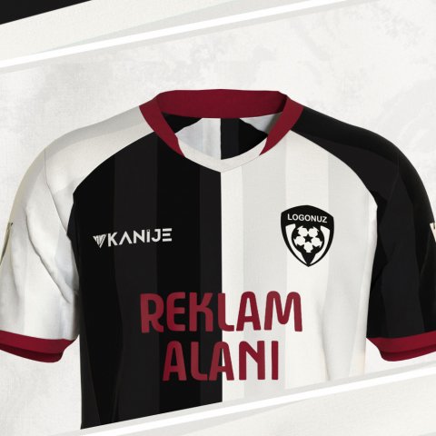 Özel Tasarım Forma - Siyah Beyaz - OT008 thumb image 3