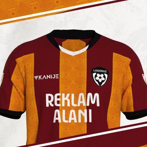 Özel Tasarım Forma - Sarı Kırmızı - OT011 thumb image 3