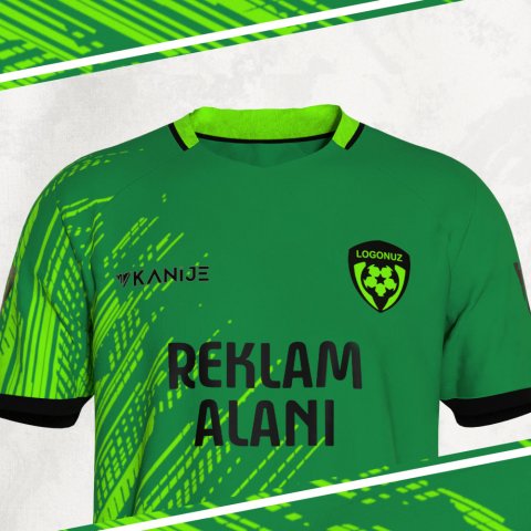 Özel Tasarım Forma - Yeşil - OT012 thumb image 3