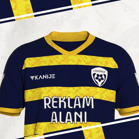 Özel Tasarım Forma - Sarı Lacivert - OT014 thumb image 3