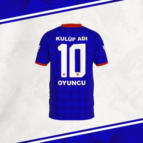 Özel Tasarım Forma - Lacivert Kırmızı - OT016 back image