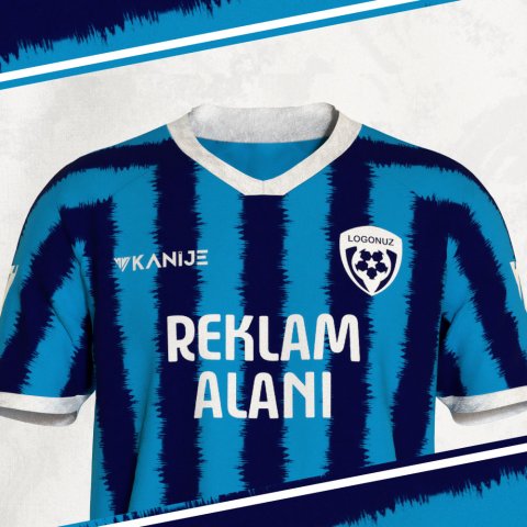 Özel Tasarım Forma - Mavi - OT017 thumb image 3