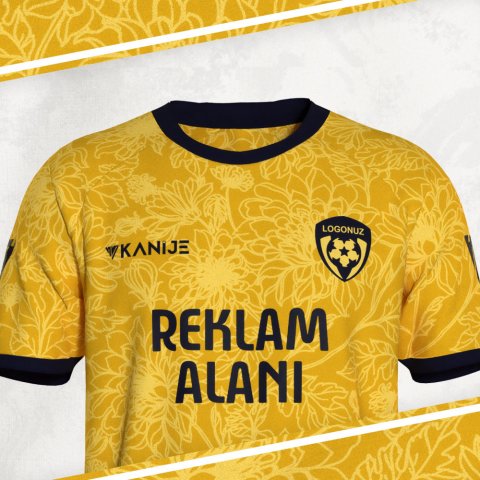 Özel Tasarım Forma - Koyu Sarı - OT018 thumb image 3