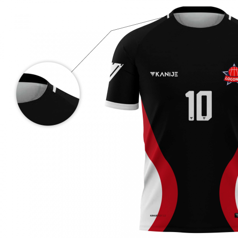 Kanije Basketbol Warm Up - Siyah - WU005 thumb image 3